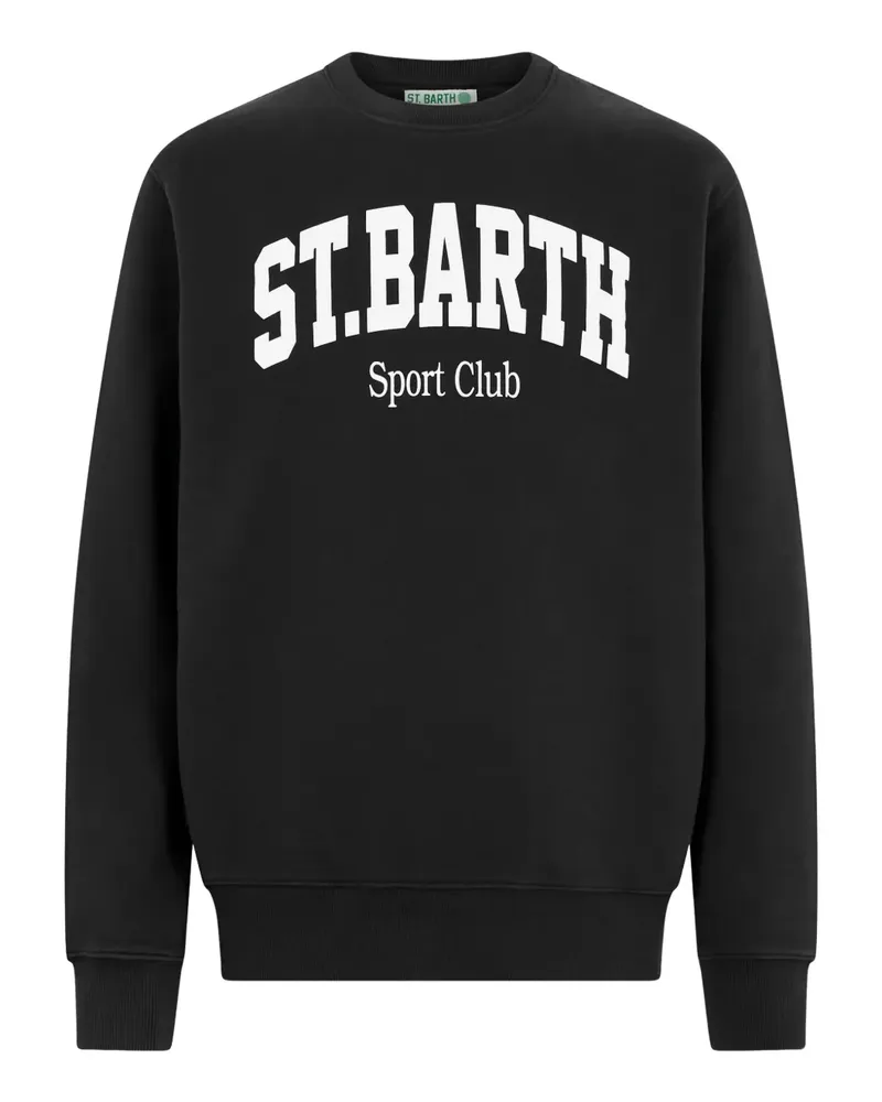 MC2 Saint Barth Sweatshirt mit Logo-Print - Schwarz Schwarz