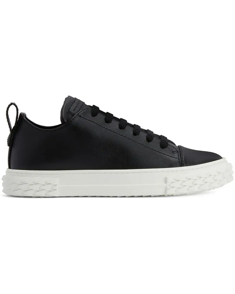 Giuseppe Zanotti Sneakers mit Logo-Patch - Schwarz Schwarz