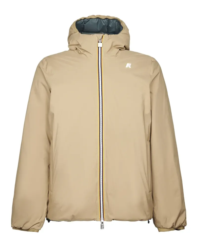 K-Way Jack St reversible hooded jacket - Nude Nude
