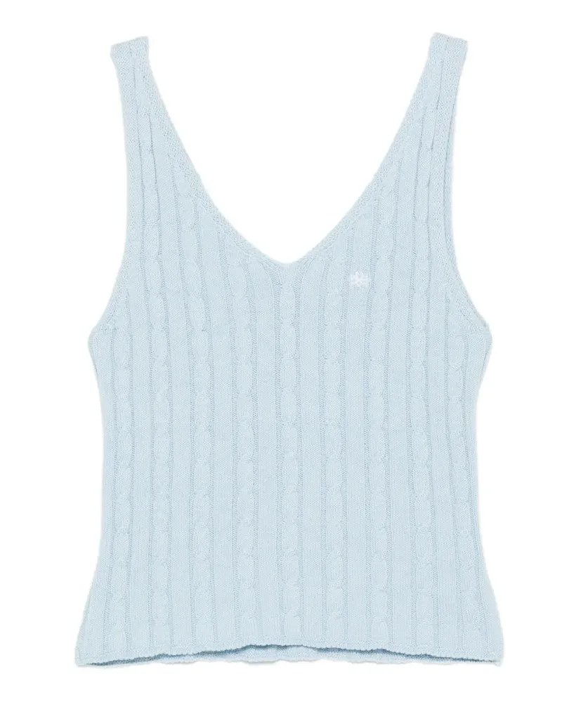 MVP Wardrobe Oberteil mit V-Ausschnitt - Blau Blau