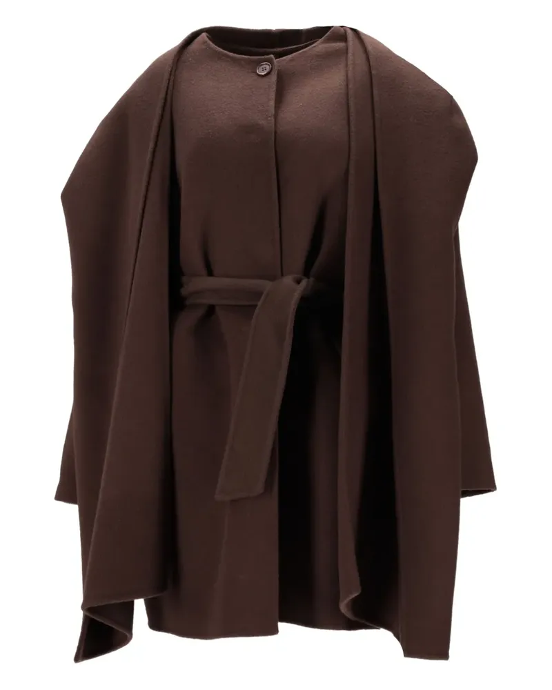 P.A.R.O.S.H. P.A.R.O H. belted coat - Braun Braun
