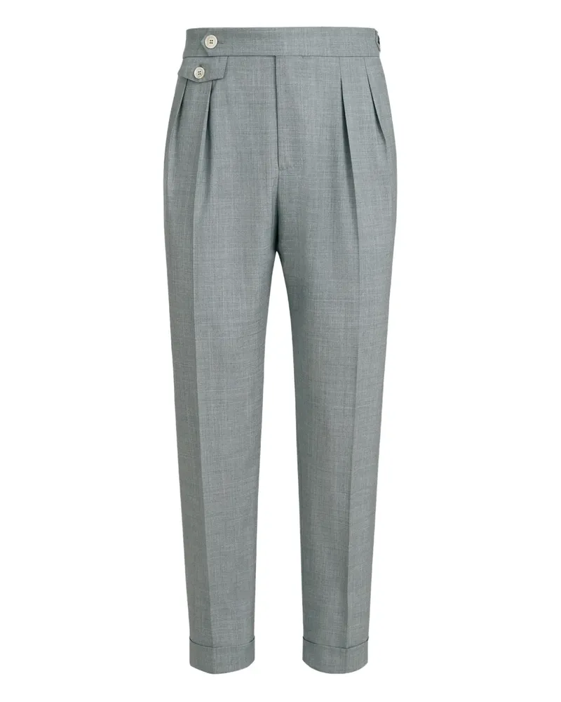 Brunello Cucinelli Hose mit doppelter Falte - Grau Grau