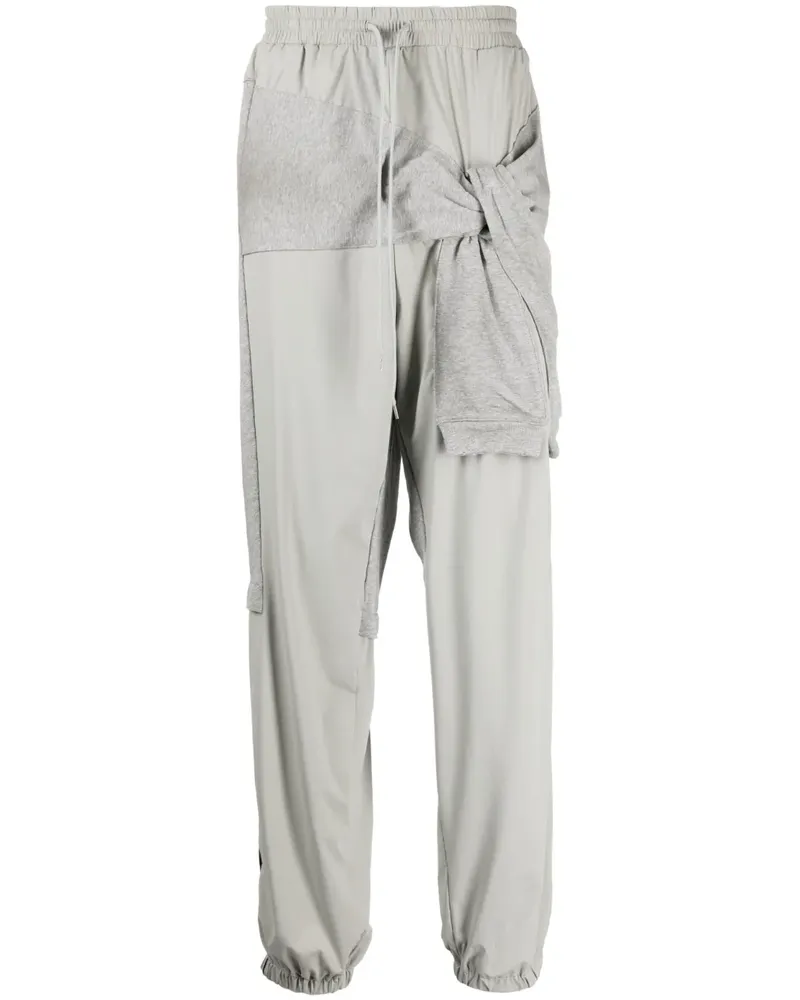 MIHARAYASUHIRO Jogginghose im Layering-Look - Grau Grau