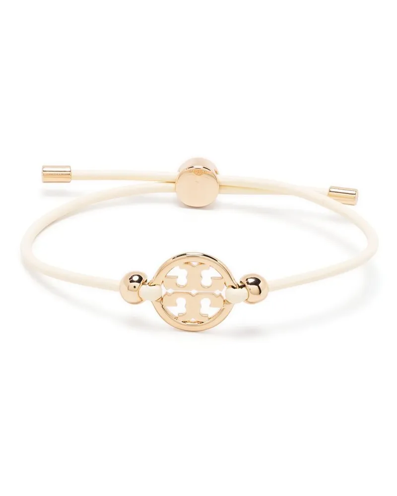 Tory Burch Lederarmband mit Anhängern - Weiß Weiß