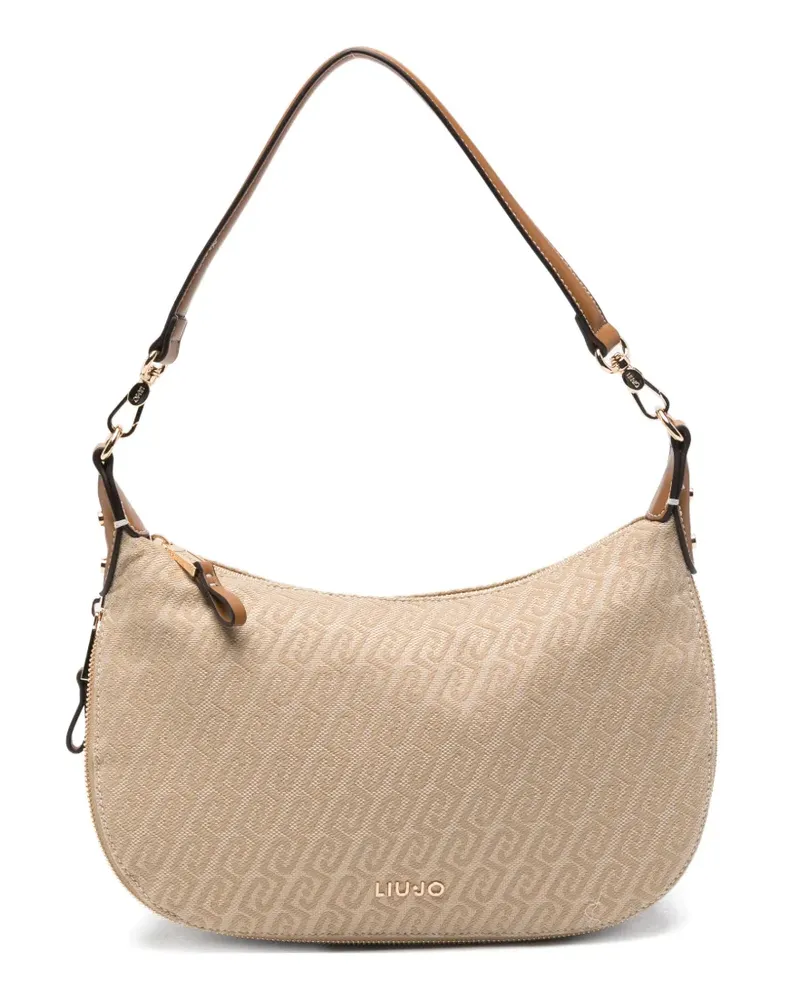 Liu Jo Tote Bag mit Logo-Muster - Nude Nude