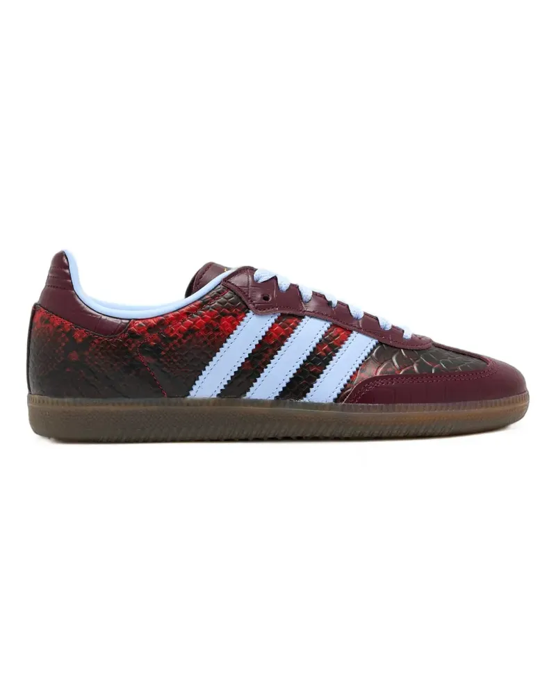 adidas Samba OG Sneakers mit Animal-Print - Rot Rot