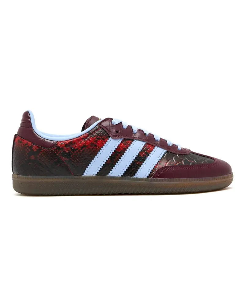 adidas Samba OG Sneakers mit Animal-Print - Rot Rot
