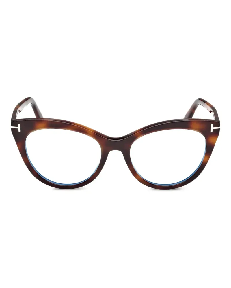 Tom Ford browline cat-eye glasses - Braun Braun