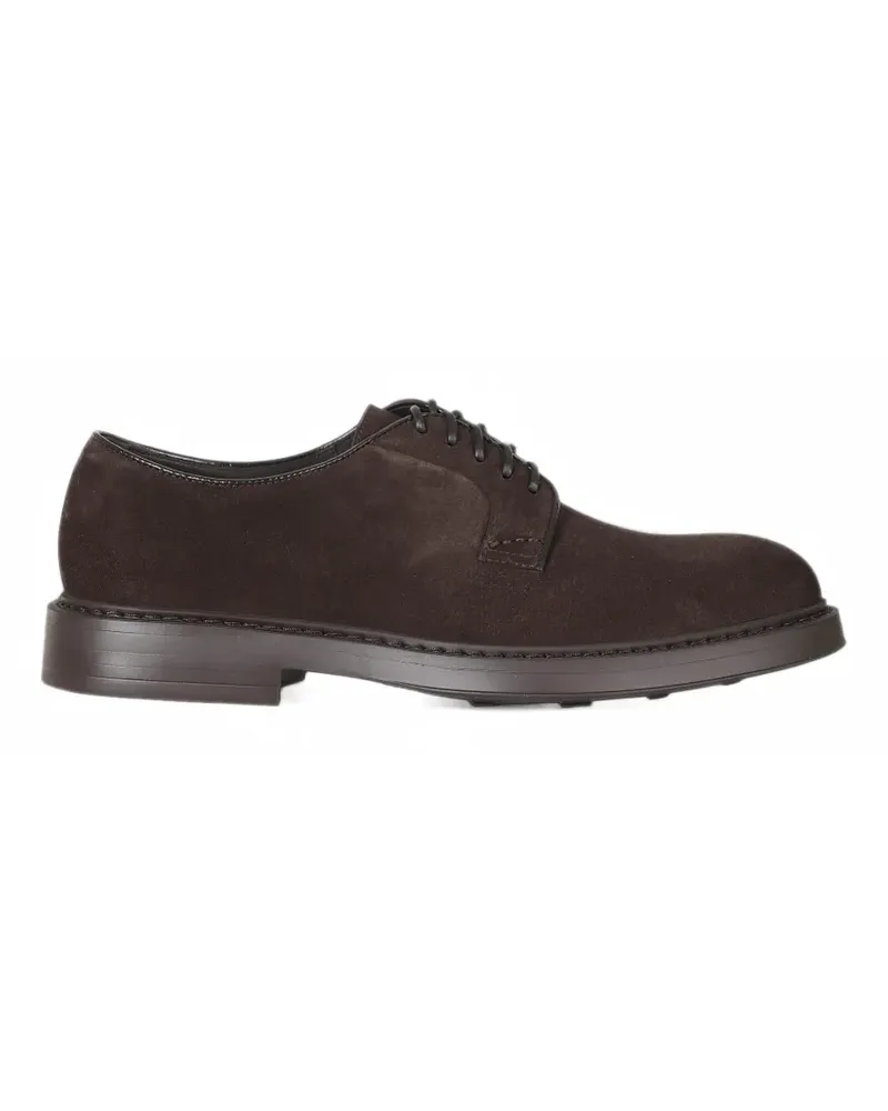 Doucal´s lace-up suede Derby shoes - Braun Braun