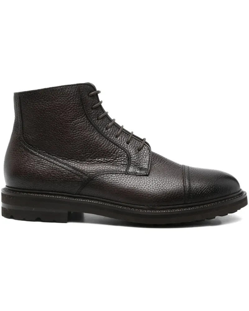 Henderson Polacchino Schnürstiefel - Braun Braun
