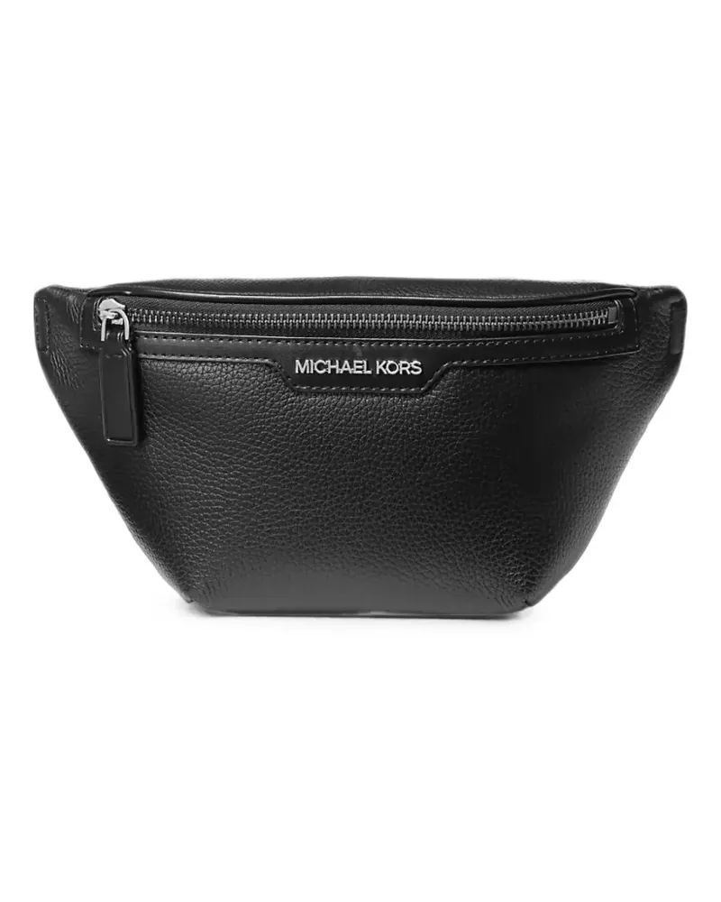 Michael Kors logo-plaque belt bag - Schwarz Schwarz