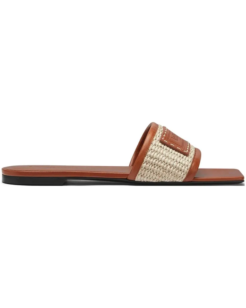 Versace Theia Barocco Pantoletten - Braun Braun