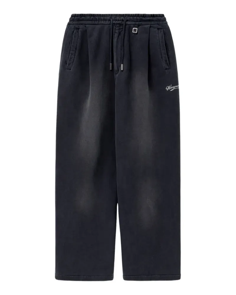 Wooyoungmi Weite Hose mit Kordelzug - Blau Blau