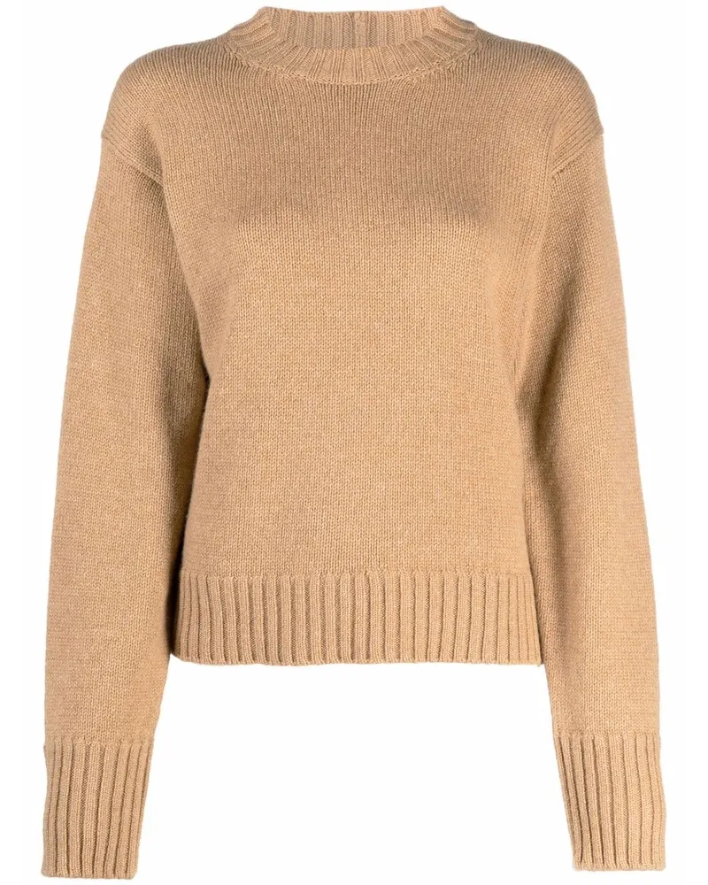 Jil Sander Pullover aus Kaschmirgemisch - Braun Braun