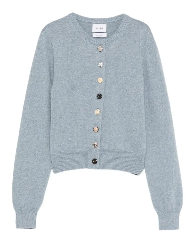 Barrie mismatched-buttons cardigan - Blau Blau