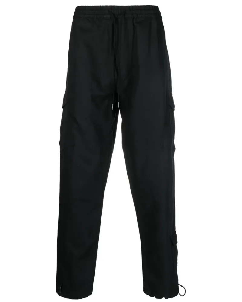 maharishi Tapered-Cargohose mit Kordelzug - Schwarz Schwarz