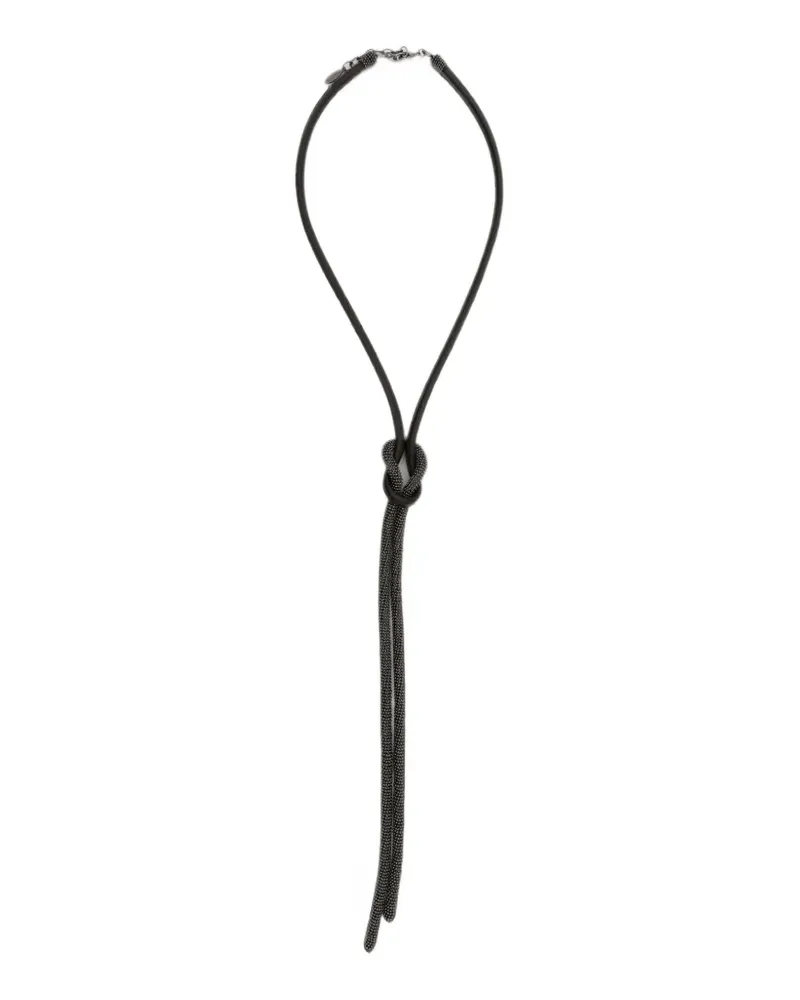 Brunello Cucinelli Monili Halskette - Schwarz Schwarz
