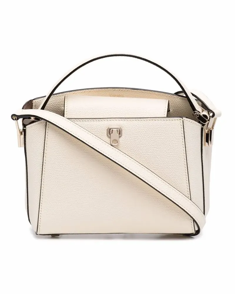 Valextra Kleine Brera Handtasche - Weiß Weiß