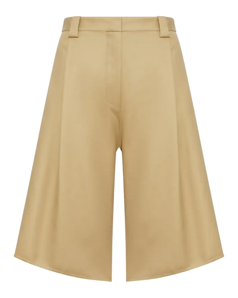 Balenciaga Tulip Shorts mit Gürtel - Nude Nude