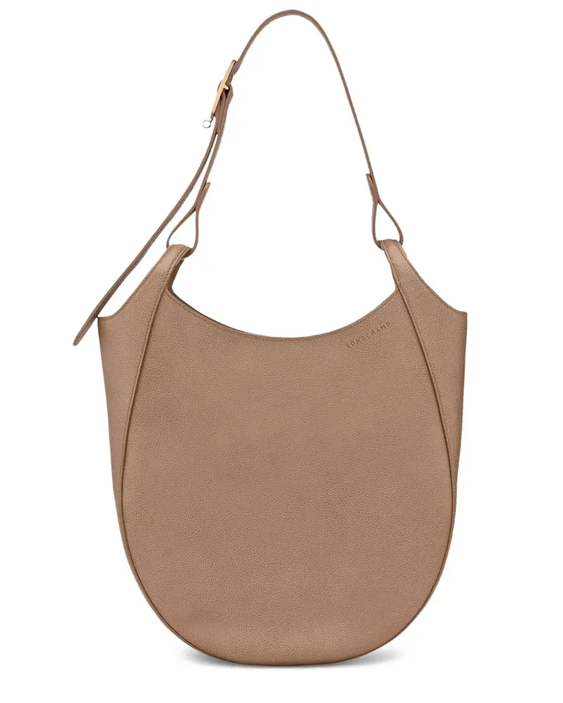 Longchamp Le Foulonné L Schultertasche - Nude Nude