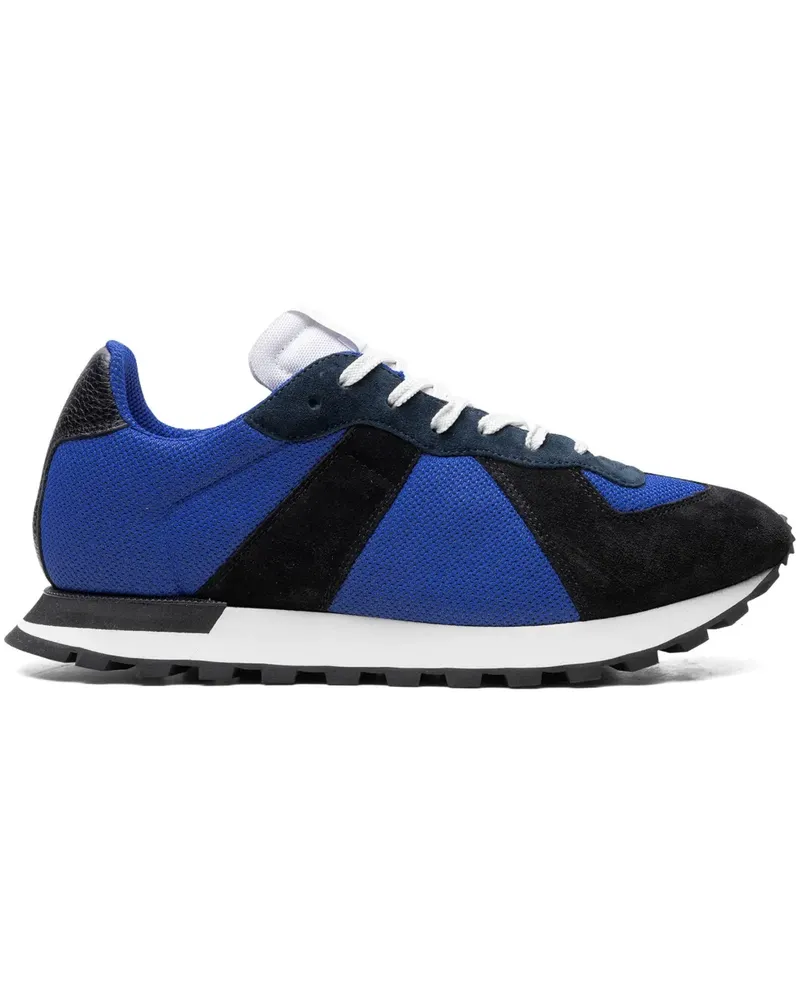 Maison Margiela Replica Runner "Black/Blue" Sneakers - Schwarz Schwarz