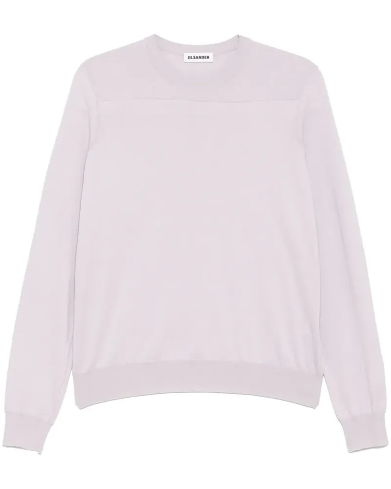 Jil Sander Fein gestrickter Pullover - Violett Violett