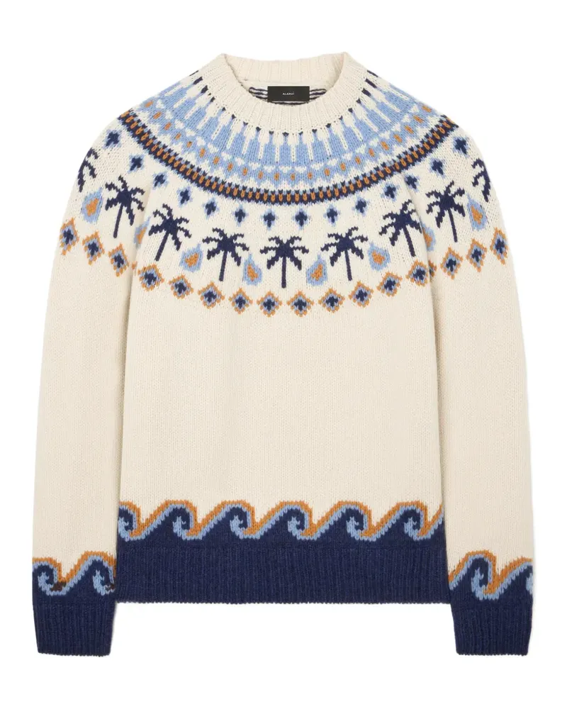Alanui Fair-Isle-Pullover aus Jacquard - Nude Nude