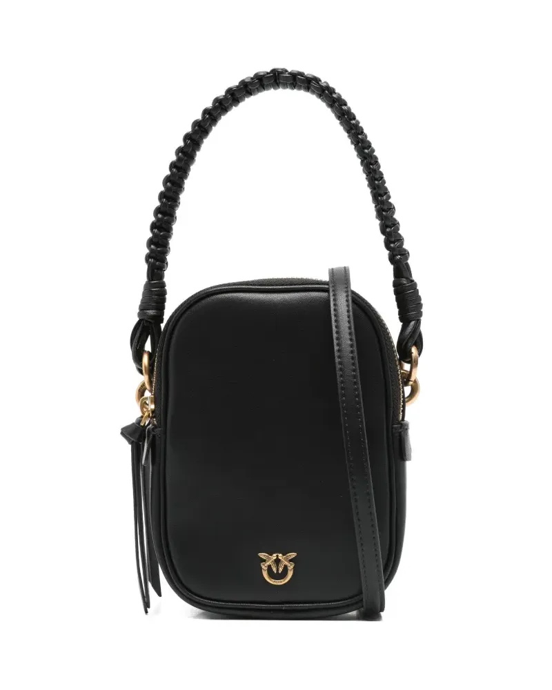 Pinko Tote Bag aus Leder - Schwarz Schwarz