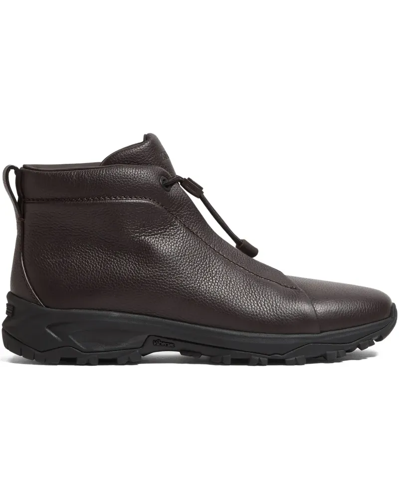 Ermenegildo Zegna Triple Stitch Vetta Stiefel - Braun Braun
