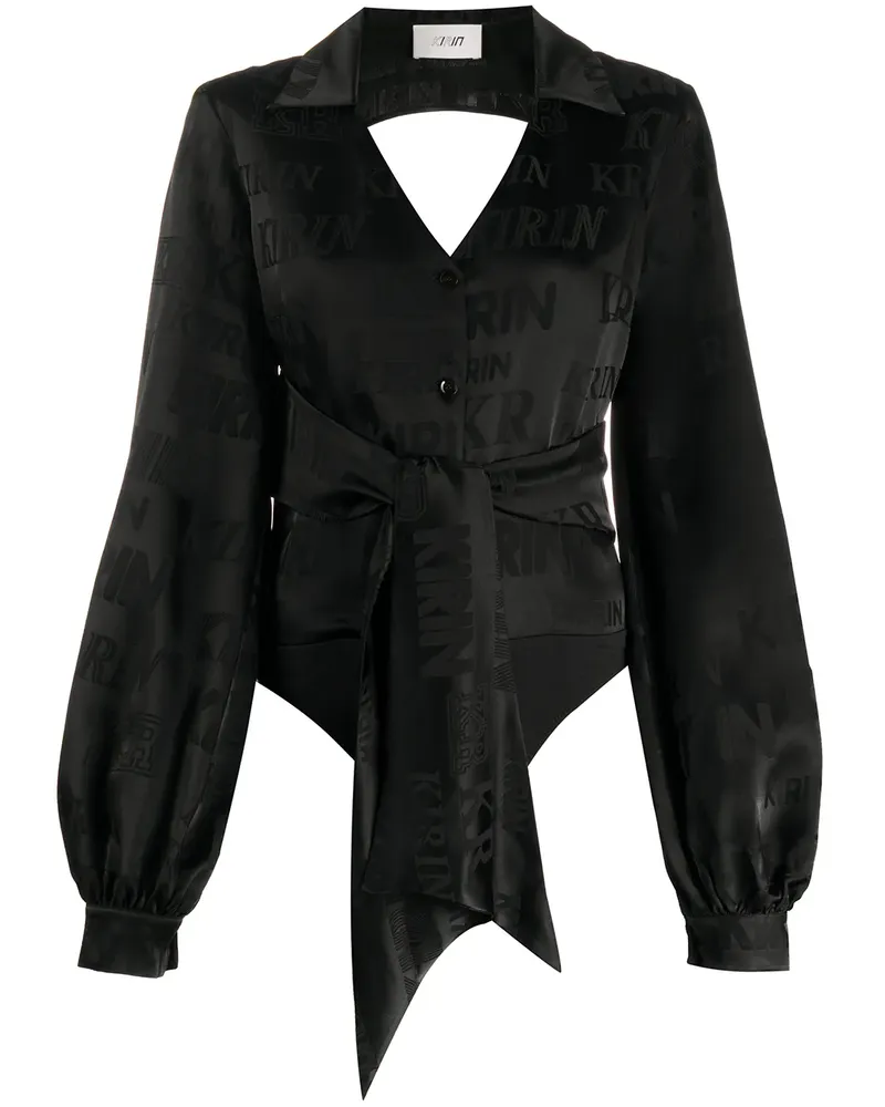KIRIN Body mit Logo-Print - Schwarz Schwarz