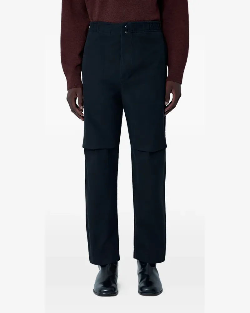 Margaret Howell Hose mit Druckknöpfen - Schwarz Schwarz