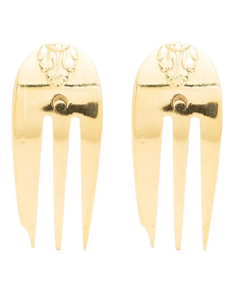 Marine Serre Reassembled Cutlery Ohrringe - Gold Gold
