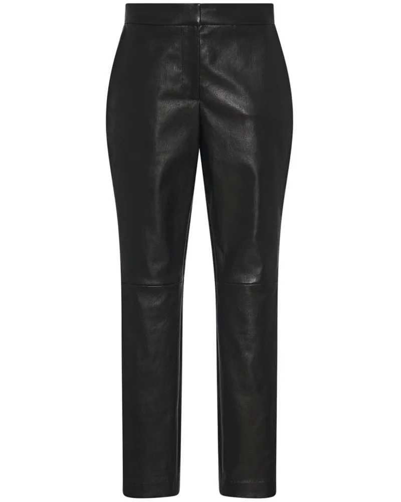 Rosetta Getty Schmale Cropped-Hose - Schwarz Schwarz