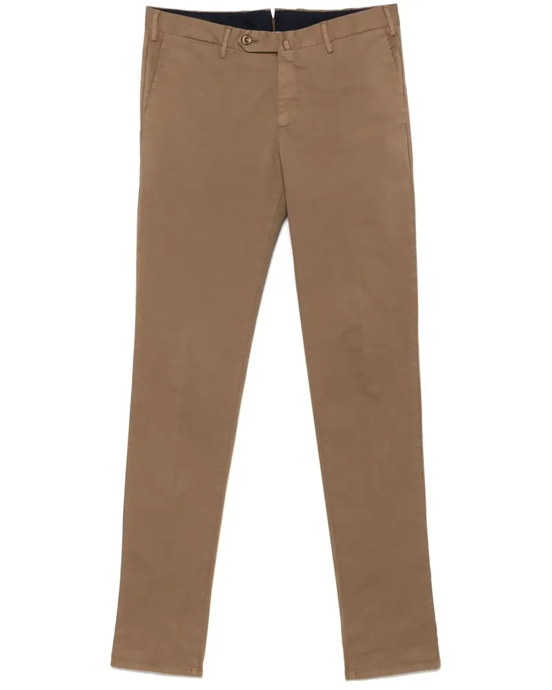 PT TORINO Hose mit Tapered-Bein - Braun Braun