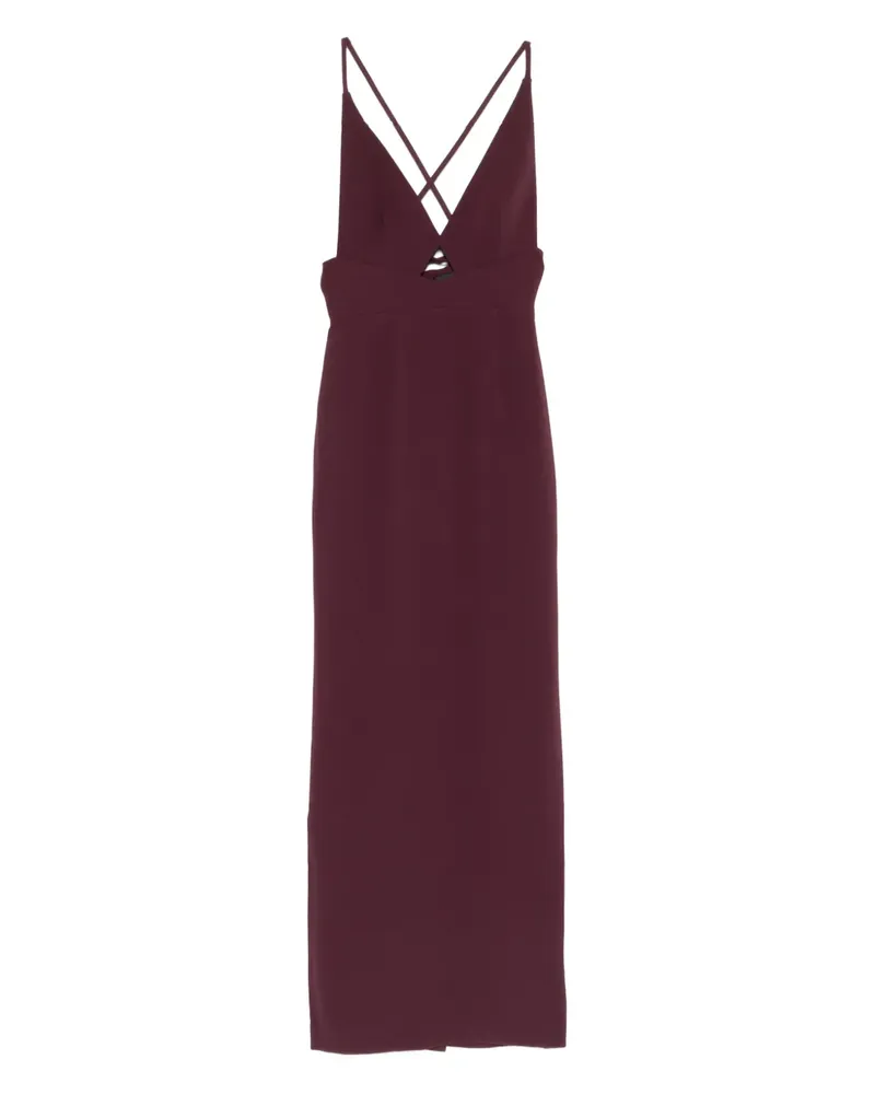 Solace London Maxikleid mit überkreuzten Trägern - Rot Rot