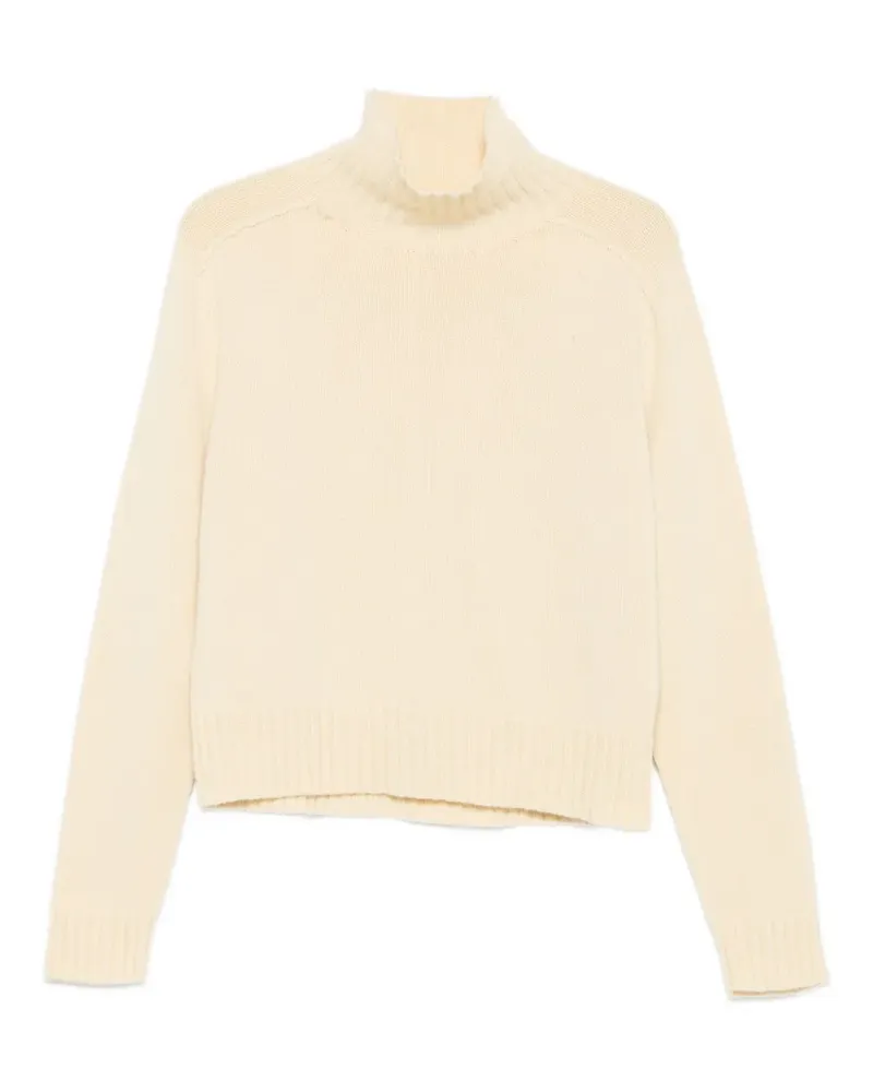 Eric Bompard Pullover mit Stehkragen - Gelb Gelb