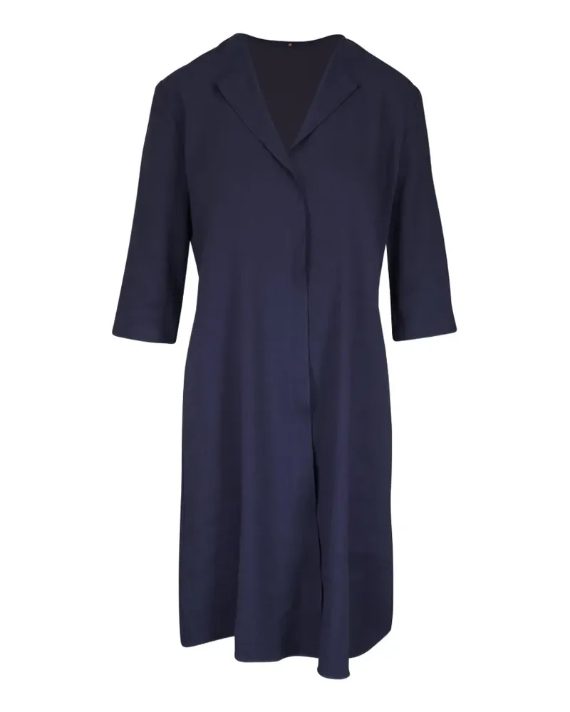 Peter Cohen collared midi dress - Blau Blau