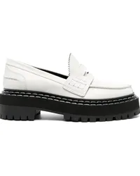 Proenza Schouler Loafer mit Plateau Weiß