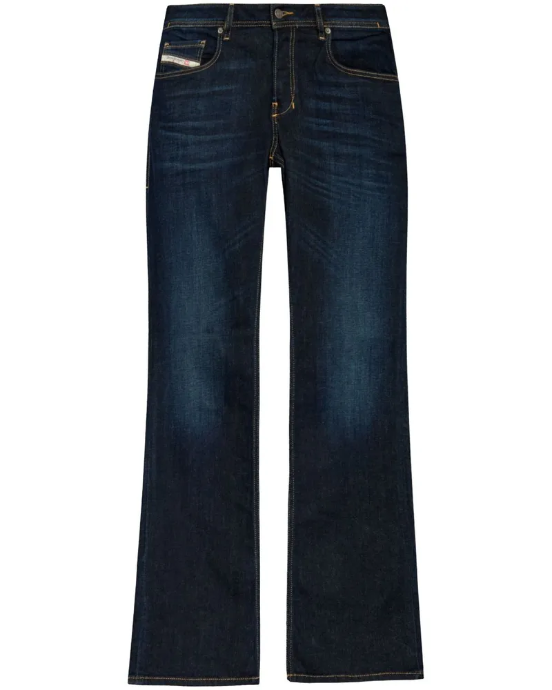 Diesel Halbhohe Jeans - Blau Blau