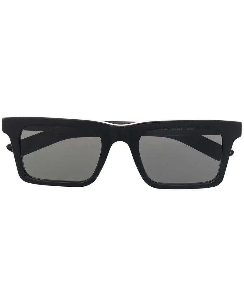 RETROSUPERFUTURE Eckige 1968 Sonnenbrille - Schwarz Schwarz