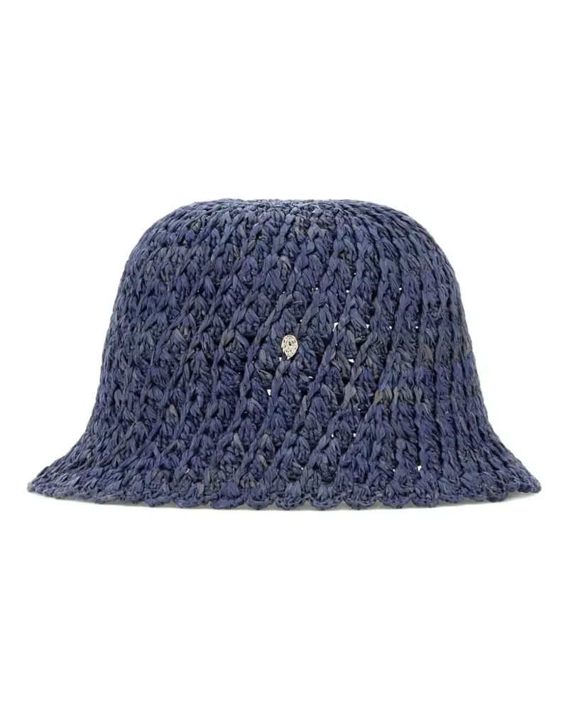 Helen Kaminski Fischerhut aus Bast - Blau Blau