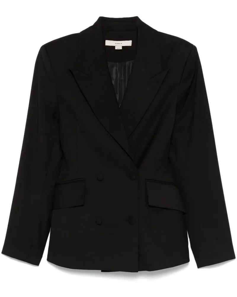REMAIN Doppelreihiger Blazer - Schwarz Schwarz