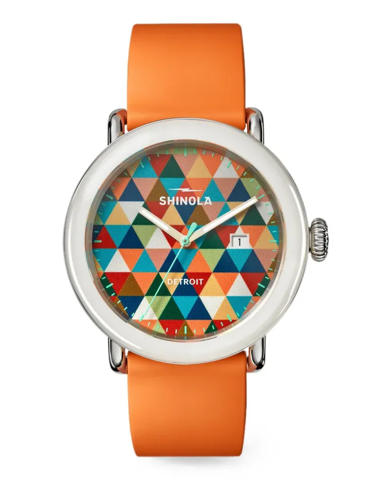 SHINOLA Detrola Armbanduhr 41mm - Orange Orange