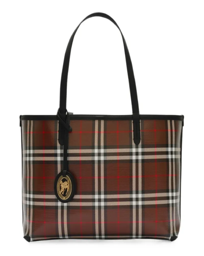 Burberry small check tote - Braun Braun