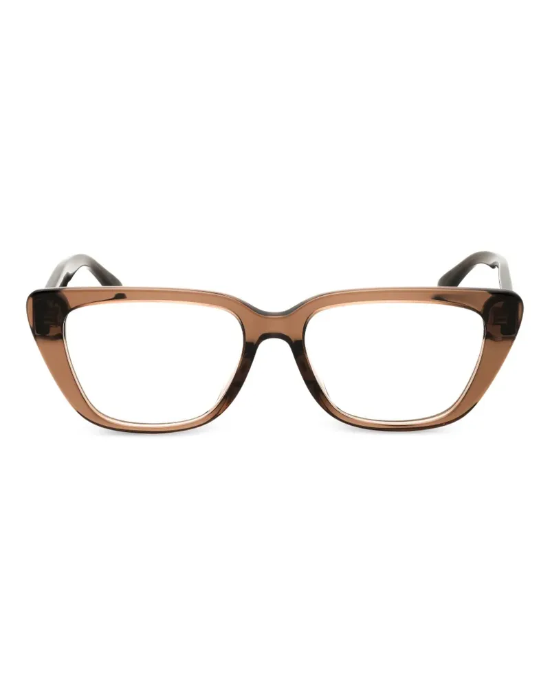Emporio Armani Brille mit Cat-Eye-Gestell - Braun Braun