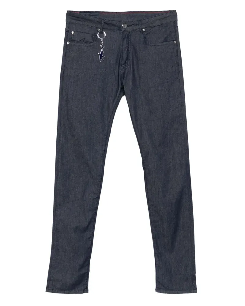 Paul & Shark Jeans mit Hai-Schlüsselanhänger - Blau Blau