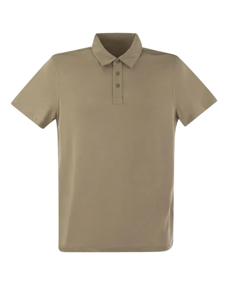 Majestic Kurzärmeliges Poloshirt - Nude Nude