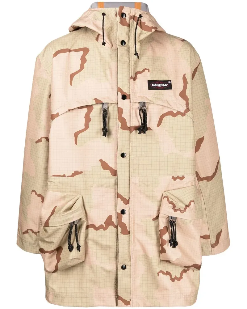 Undercover Jacke mit grafischem Print - Braun Braun