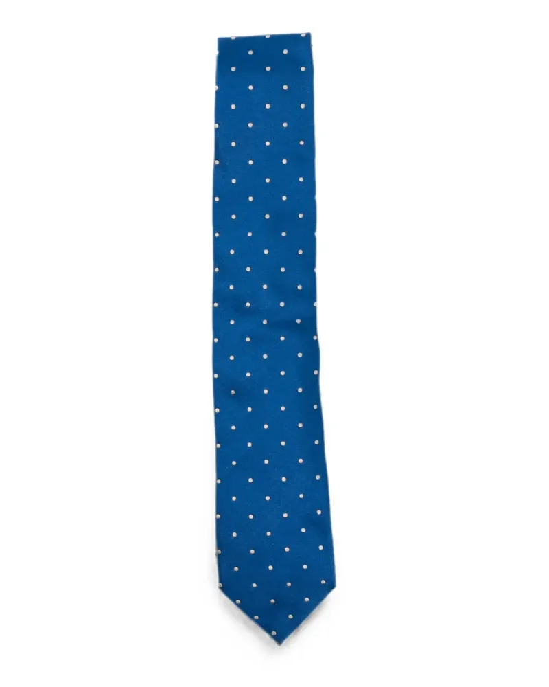 Tom Ford Krawatte mit Polka Dots - Blau Blau