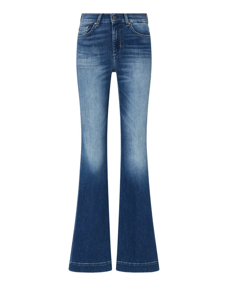 Liu Jo flare jeans with rhinestones - Blau Blau